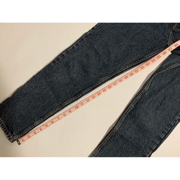 Zara High Rise Mom Fit Jeans in Greyish Blue Colour Sz 2 - Picture 8 of 9